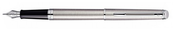  ручки waterman ручка ватерман перьевая в футляре Hemisphere Stainless Steel